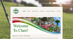 Desktop Screenshot of claremichigan.com