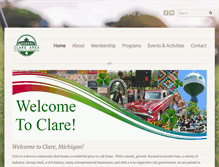 Tablet Screenshot of claremichigan.com